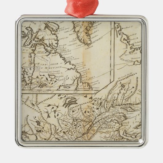 British Possessions in North America 2 Metalen Ornament (Voorkant)