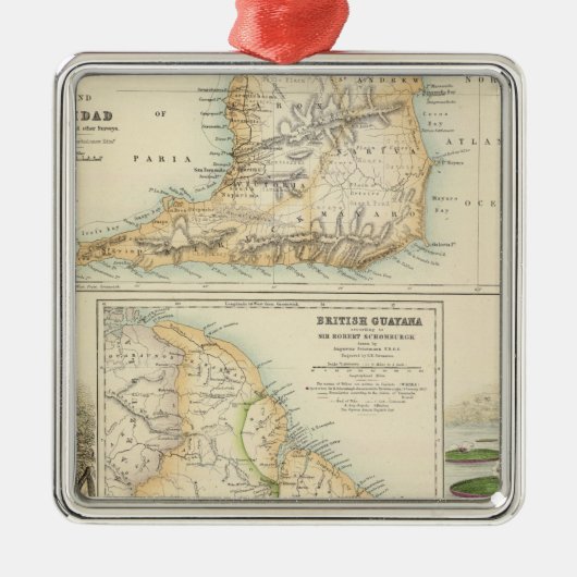 British Possessions on the North East Coast Metalen Ornament (Voorkant)