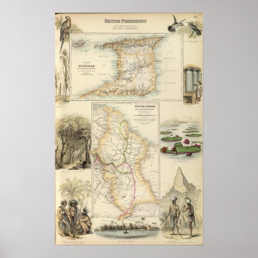 British Possessions on the North East Coast Poster (Voorkant)