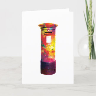 British Post Box - Abstracte Groeten Kaart