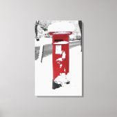 British Post Box Canvas Afdruk (Voorkant)