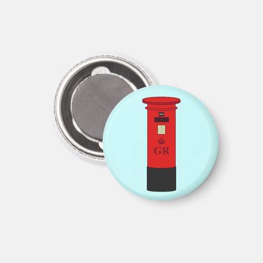 British Post Box Magneet (Voorkant / Achterkant)