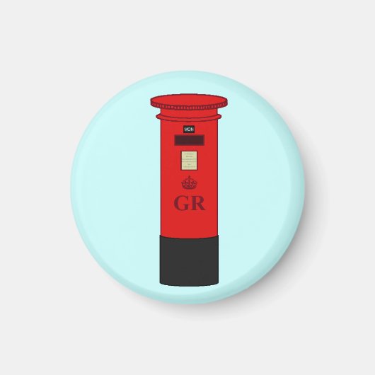 British Post Box Magneet (Voorkant)