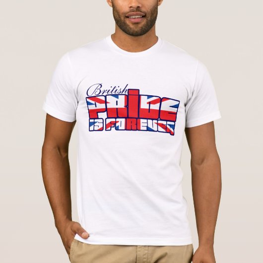 British Pride is voor altijd een unijack t-shirt (Voorkant)