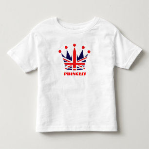 British Princess Crown Kinder Shirts
