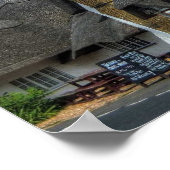 British Pub Print met Thatched Roof (Hoek)