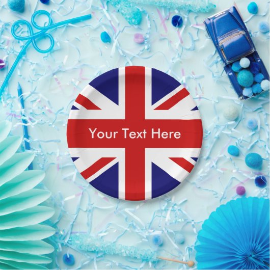 British Pub Union Jack Papieren Bordje (Feest)