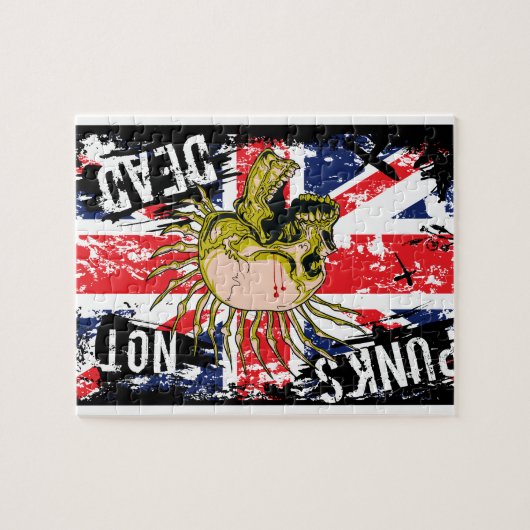 British Punk Not Dead Legpuzzel (Horizontaal)