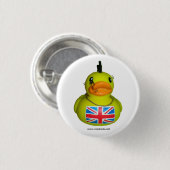 British Punk Rubber Duck Pin Ronde Button 3,2 Cm (Voorkant /achterkant)