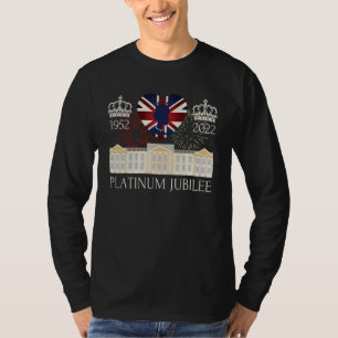 British Queen Monarchy Platinum Jubilee 70th Anniv T-shirt