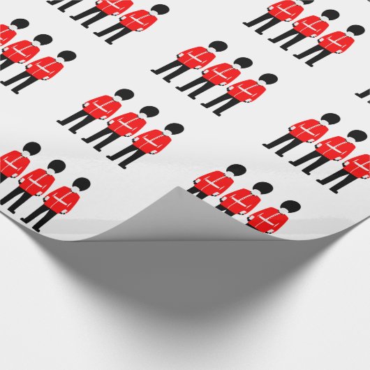 British Queen's Guard Cadeaupapier (Hoek)