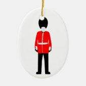 British Queen's Guard Keramisch Ornament (Voorkant)
