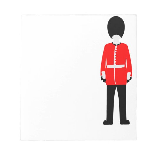 British Queen's Guard Notitieblok (Voorkant)
