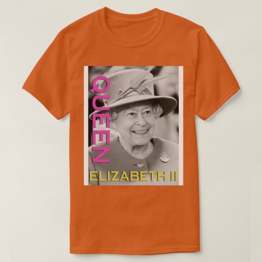 British Queens Platinum Jubilee - Eerbetoon aan de T-shirt (Design voorkant)