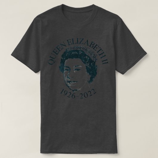 British Queens Platinum Jubilee - Eerbetoon aan de T-shirt (Design voorkant)