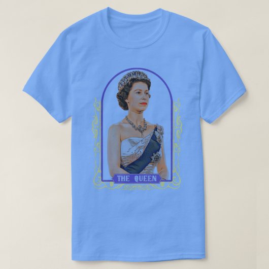 British Queens Platinum Jubilee - Eerbetoon aan de T-shirt (Design voorkant)