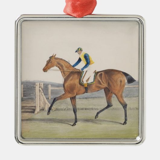 British Racehorse (The Duchess) Metalen Ornament (Voorkant)