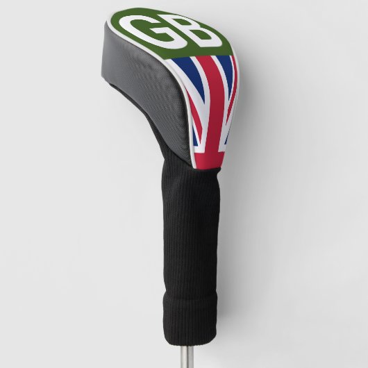 British Racing Green Golfheadcover (Schuin)