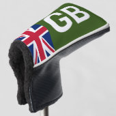 British Racing Green Golfheadcover (3/4 voorkant)