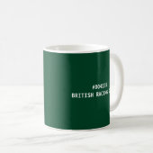 British Racing Green Kleur hex Code Mok (Voorkant rechts)
