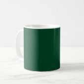 British Racing Green Kleur hex Code Mok (Voorkant links)