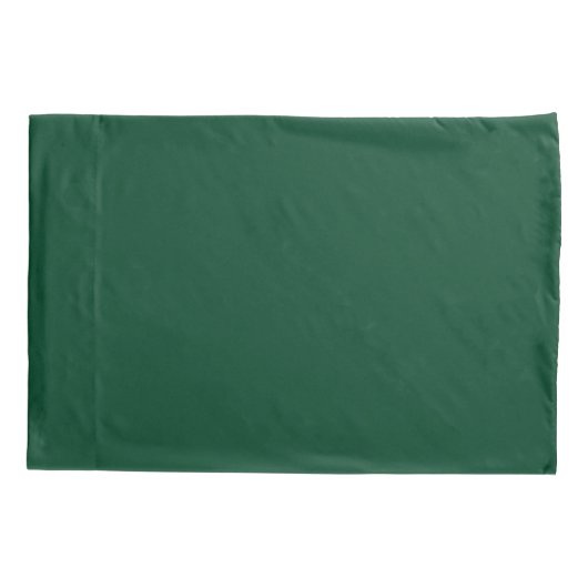 British Racing Green Kussensloop (Achterkant)