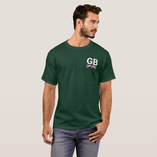 British Racing Green T-shirt (Voorkant volledig)