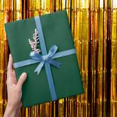 British Racing Groene Effen Kleur Cadeaupapier