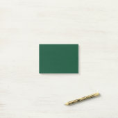 British Racing Groene Effen Kleur Post-it® Notes (Op bureau)