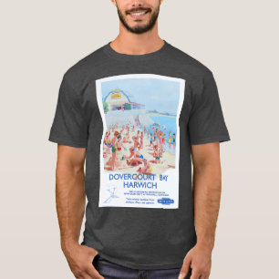 British Rail Harwich en Dovercourt 1960 T-shirt