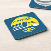 British Rail Intercity Classic Train Enthusiast Bier Onderzetter (Linkerzijde)