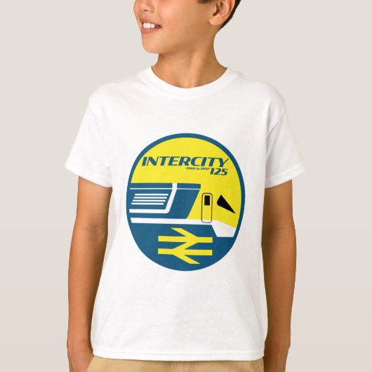 British Rail Intercity Classic Train Enthusiast T-shirt (Voorkant)