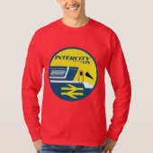 British Rail Intercity Classic Train Enthusiast T-shirt (Voorkant)