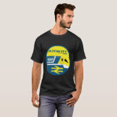 British Rail Intercity Classic Train Enthusiast T-shirt (Voorkant volledig)