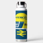 British Rail Intercity Classic Train Enthusiast Waterfles (Achterkant)