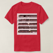 BRITISH RAIL INTERCITY TRAINS T-SHIRT (Design voorkant)