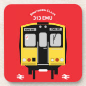 British Rail Train Enthusiast Bier Onderzetter (Voorkant)