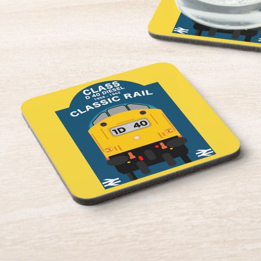British Rail Train Enthusiast Bier Onderzetter (Linkerzijde)