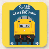 British Rail Train Enthusiast Bier Onderzetter (Voorkant)