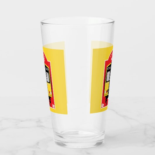 British Rail Train Enthusiast Glas (Rechts)