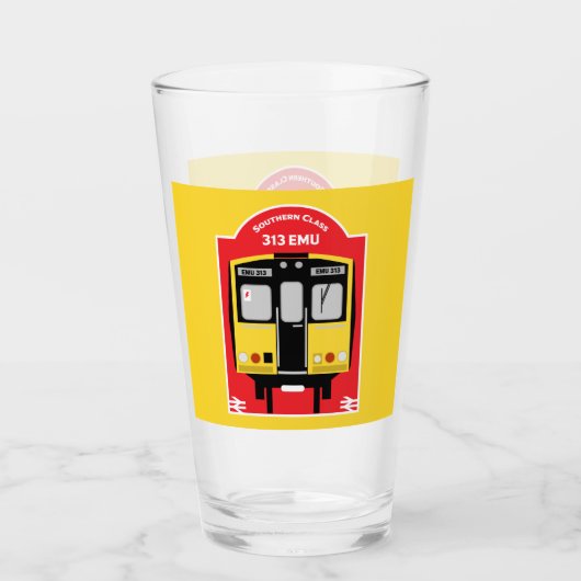 British Rail Train Enthusiast Glas (Voorkant)