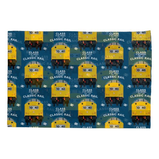 British Rail Train Enthusiast Kussensloop (Achterkant-Links)