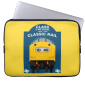 British Rail Train Enthusiast Laptop Sleeve (Voorkant)