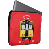 British Rail Train Enthusiast Laptop Sleeve (Voorkant Rechts)