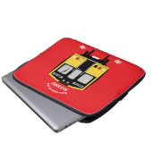 British Rail Train Enthusiast Laptop Sleeve (Voorkant onderkant)