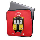 British Rail Train Enthusiast Laptop Sleeve (Voorkant Links)