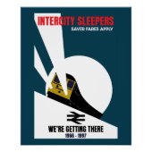 British Rail Train Enthusiast Perfect Poster (Voorkant)