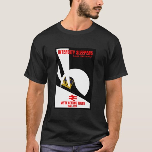 British Rail Train Enthusiast T-shirt (Voorkant)