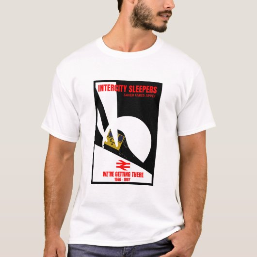British Rail Train Enthusiast T-shirt (Voorkant)
