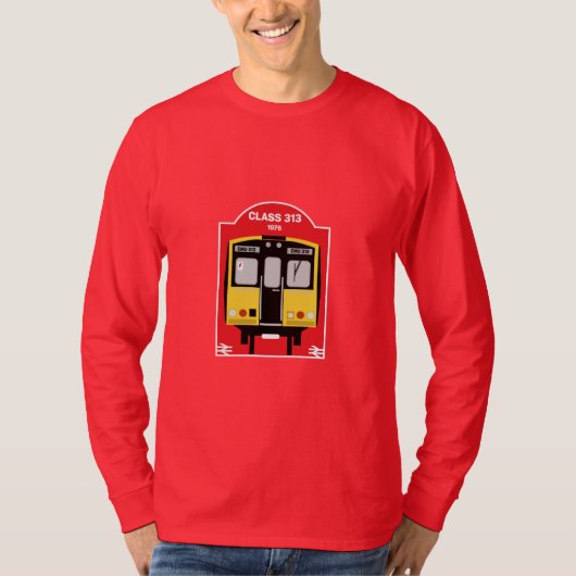 British Rail Train Enthusiast T-shirt (Voorkant)
